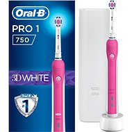 Oral-B Pre 750 3DWhite Pink + Cestovné puzdro