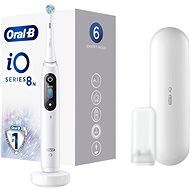 Oral-B iO Series 8 White Alabaster magnetický zubná kefka - Elektrická zubná kefka