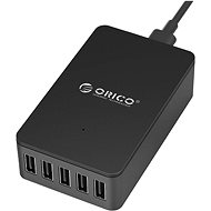 Nabíjačka do siete Orico Charger PRO 5× USB čierna