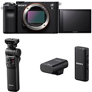 Sony Alpha A7C čierny + Grip GP-VPT2BT + Mikrofón ECM-W2BT - Digitálny fotoaparát