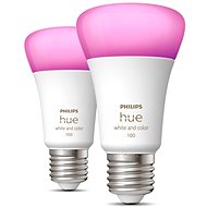 Philips Hue White and Color Ambiance 9 W 1100 E27 2 ks - LED žiarovka