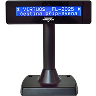 Virtuos LCD FL-2025MB 2× 20 čierny - Zákaznícky displej