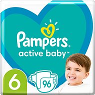 Detské plienky PAMPERS Active Baby veľ. 6 (96 ks) - mesačné balenie