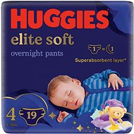 HUGGIES Elite Soft Pants cez noc Pants veľ. 4 (19 ks) - Plienkové nohavičky