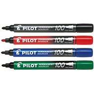 Popisovač PILOT Permanent Marker 100 1 mm súprava 4 farieb