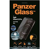 PanzerGlass Edge-to-Edge Antibacterial pre Apple iPhone 12/12 Pro čierne s Anti-BlueLight vrstvou - Ochranné sklo