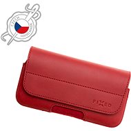 FIXED Posh z pravej hovädzej kože horizontálne veľkosť 6XL červené - Puzdro na mobil