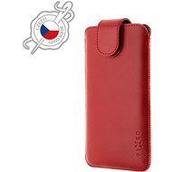 FIXED Posh z pravej hovädzej kože veľkosť 5XL+ červené - Puzdro na mobil