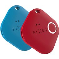 Bluetooth lokalizačný čip FIXED Smile PRO Duo Pack modrý + červený