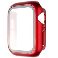 FIXED Pure+ s temperovaným sklom na Apple Watch 41 mm červené