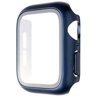 FIXED Pure+ s temperovaným sklom na Apple Watch 45 mm modré