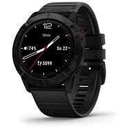 Smart hodinky Garmin Fenix 6X Pro Glass Black/Black Band