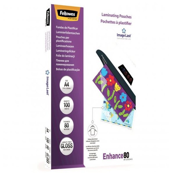 FELLOWES A4/160 lesklá – balenie 100 ks - Laminovacia fólia 