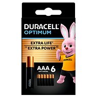 Jednorazová batéria DURACELL Optimum alkalická batéria mikrotužková AAA 6 ks