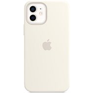 Apple iPhone 12 a 12 Pro Silikónový kryt s MagSafe biely - Kryt na mobil