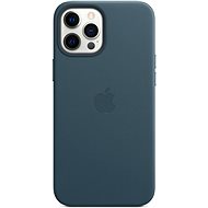 Apple iPhone 12 Pro Max Kožený kryt s MagSafe baltsky modrý - Kryt na mobil