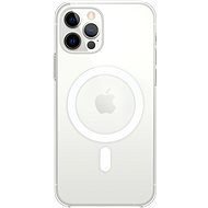Apple iPhone 12 a 12 Pro Silikónový kryt s MagSafe priehľadný - Kryt na mobil