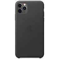 Apple iPhone 11 Pro Max Kožený kryt čierny - Kryt na mobil