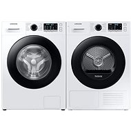 SAMSUNG WW90T4040CE/LE + SAMSUNG DV90TA240AE/LE - Washer Dryer Set