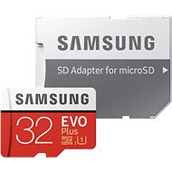 Pamäťová karta Samsung microSDHC 32 GB EVO Plus Class 10 UHS-I + SD adaptér