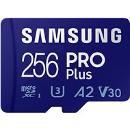 Pamäťová karta Samsung MicroSDXC 256 GB PRO Plus + SD adaptér