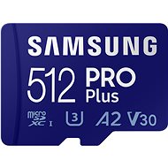 Pamäťová karta Samsung MicroSDXC 512 GB PRO Plus + SD adaptér