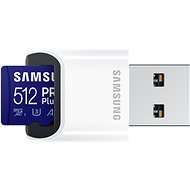 Samsung MicroSDXC 512 GB PRO Plus + USB adaptér - Pamäťová karta