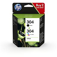HP 3JB05AE č. 304 multipack čierna + tricolor - Cartridge