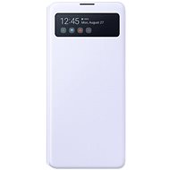Samsung flipové puzdro S View pre Galaxy Note10 Lite biele - Puzdro na mobil