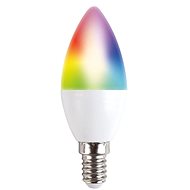 Solight LED SMART WIFI žiarovka, sviečka, 5 W, E14, RGB, 400 lm - LED žiarovka
