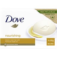 DOVE Supreme Creamoil krémová tableta s olejom 4 × 90 g - Tuhé mydlo