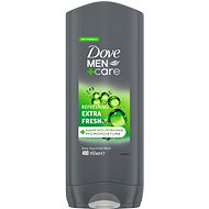 Dove Men + Care Extra Fresh sprchovací gél na telo a tvár pre mužov 400 ml - Sprchový gél