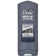 Dove Men + Care Charcoal & Clay sprchovací gél na telo a tvár pre mužov 400 ml - Sprchový gél