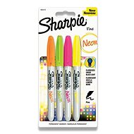 SHARPIE Neon 1,4 mm, 4 farby - Popisovač