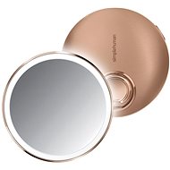 Simplehuman Sensor Compact, LED svetlo, 3× zväčšenie, Rose Gold - Kozmetické zrkadlo