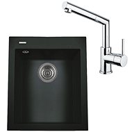 SINKS CUBE 410 Granblack + MIX 350 P lesklá