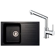 SINKS CLASSIC 740 Metalblack + MIX 350 P lesklá