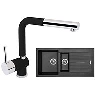 SINKS PERFECTO 1000.1 Metalblack + MIX 3 P – 30 Granblack