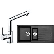 SINKS PERFECTO 1000.1 Metalblack + MIX 350 P lesklá