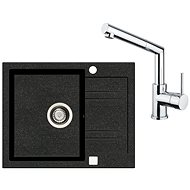 SINKS LINEA 600 Granblack + MIX 350 P lesklá