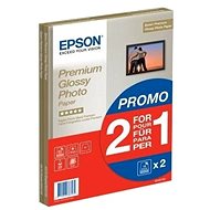 Fotopapier Epson Premium Glossy Photo A4 15 listov + Druhé balenie papiera zadarmo