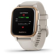 Garmin Venu Sq Music RoseGold/Sand Band - Smart Watch