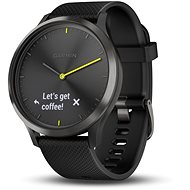 Garmin vívomove Optic Sport Black (veľkosť L) - Smart hodinky
