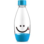 SODASTREAM fľaša detská 0,5 l Smajlík modrá - Náhradná fľaša