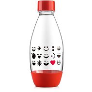 SODASTREAM Fľaša detská 0,5 l Smajlík červená - Náhradná fľaša