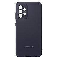 Samsung Silikónový zadný kryt pre Galaxy A52/A52 5G čierny - Kryt na mobil