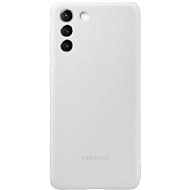 Kryt na mobil Samsung Silikónový zadný kryt pre Galaxy S21+ sivý