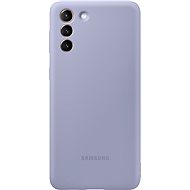 Kryt na mobil Samsung Silikónový zadný kryt pre Galaxy S21+ fialový