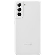 Samsung Galaxy S21 FE 5G Silikónový zadný kryt biely - Kryt na mobil