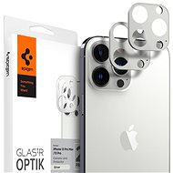 Ochranné sklo na objektív Spigen tR Optik 2 Pack Silver iPhone 13 Pro/13 Pro Max